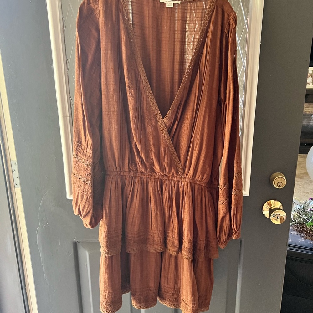 Boho Brown Women's Dress